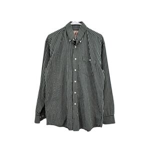Wrangler Men's Gingham Pocket Button Down Shirt - M